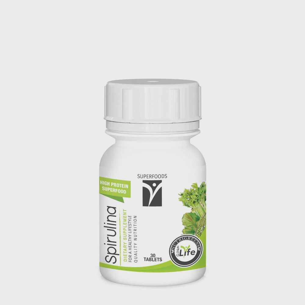 Nutrigreen - Spirulina - 30 Tablets