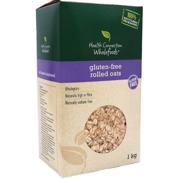 Health Connection Wholefoods - Oats, Rolled, Gluten free, size: 1kg