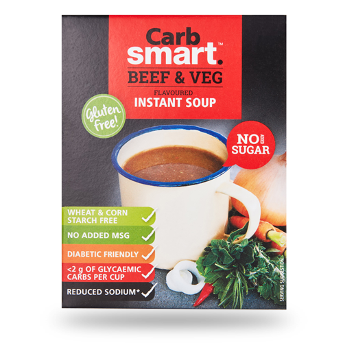 Carbsmart - Instant Soup - 17g sachet, flavour: Beef and Veg