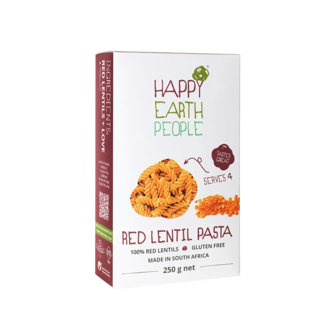 Happy Earth People - Red Lentil Pasta