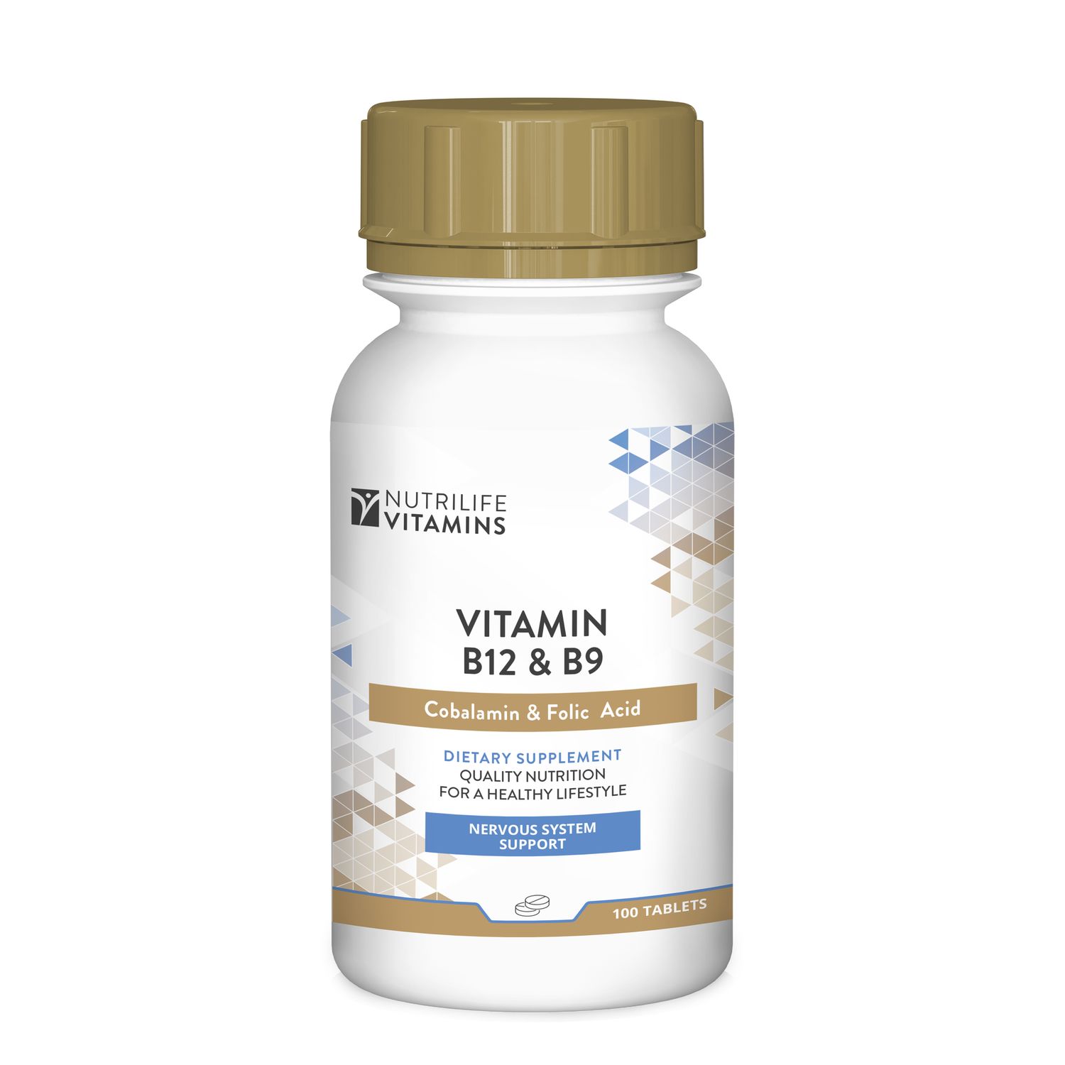 Nutrigreen - Nutrilife Vitamins - Vita B12 &amp; B9 - 100 tablets