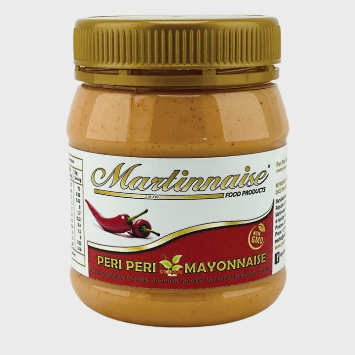 Martinnaise - Peri Peri Egg Free Mayonnaise - 400g