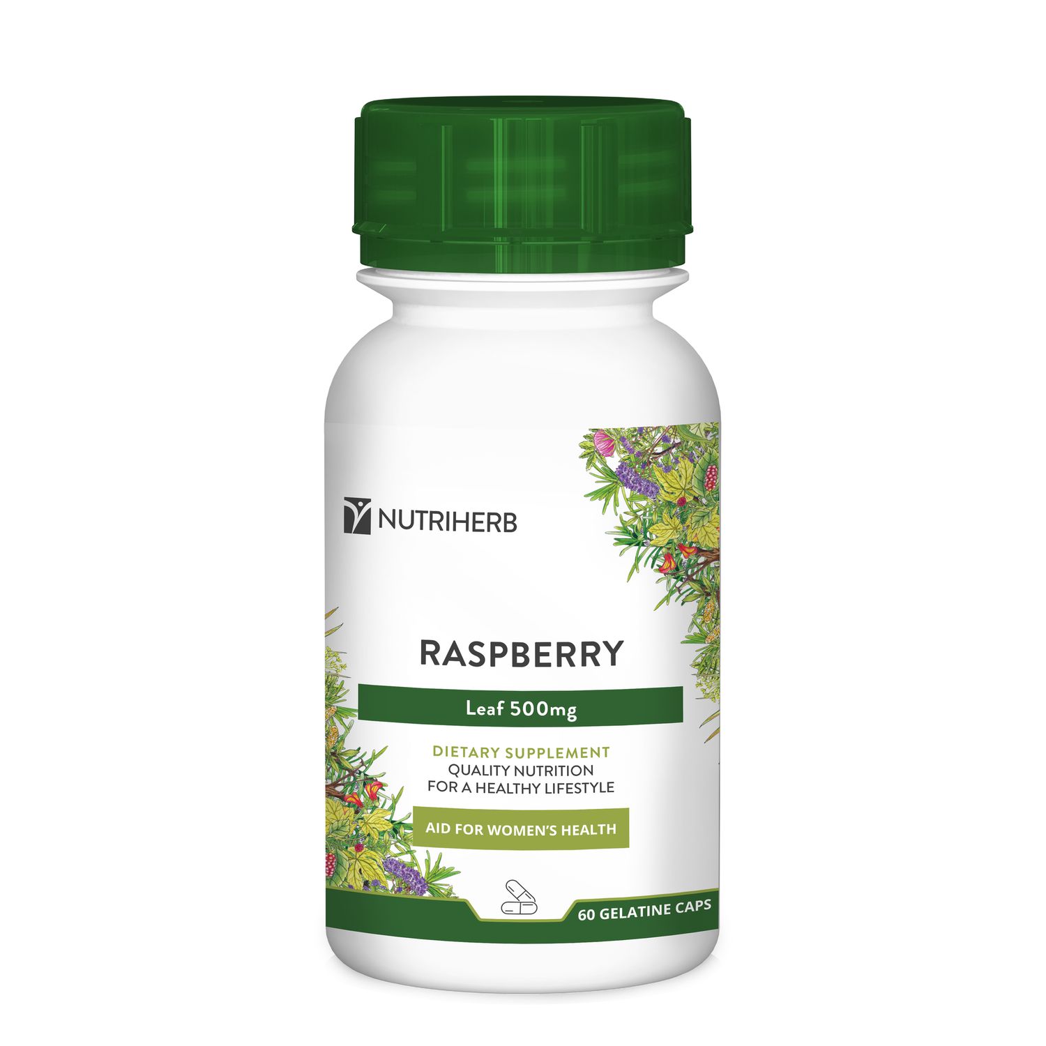 Nutrigreen - Nutriherb - Raspberry Leaf - 60 Capsules