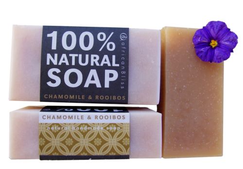 African Bliss - Chamomile and Rooibos Soap Bar - 100g