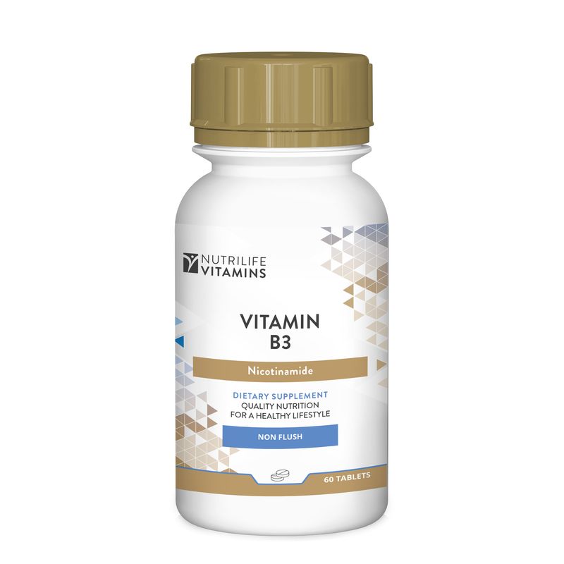 Nutrigreen - Nutrilife Vitamins - Vita B3 Nicotinamide - 60 capsules
