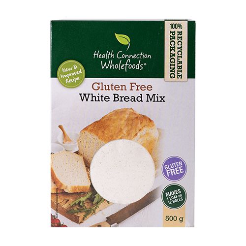 Health Connection Wholefoods - Gluten Free White Bread Premix - 500g