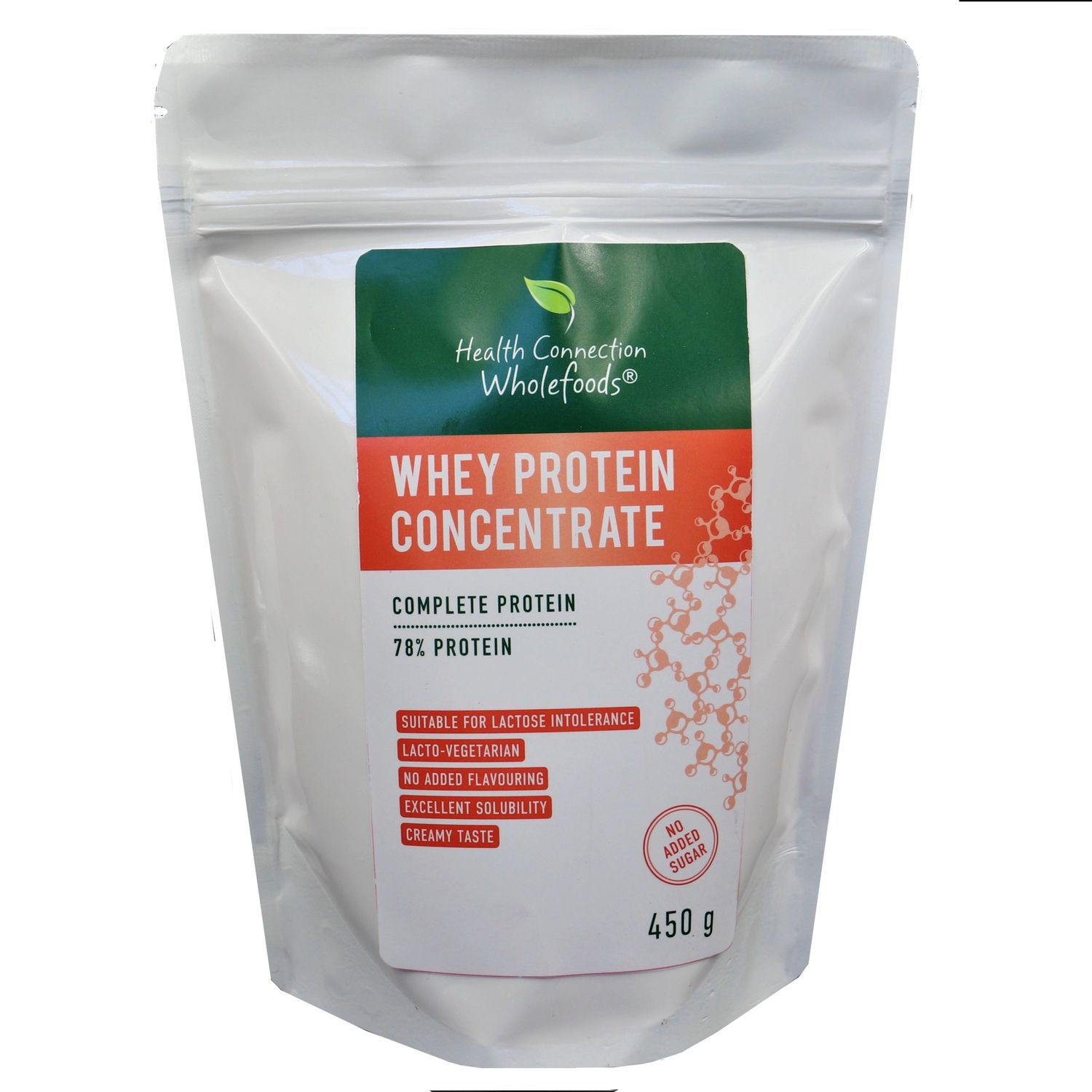 Health Connection Wholefoods - Whey Protein Concentrate - 450g