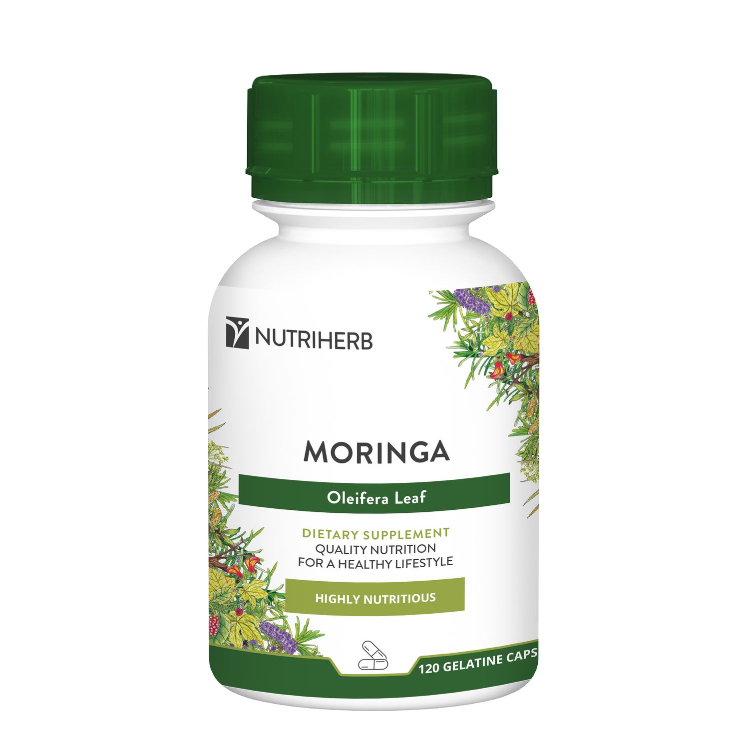 Nutrigreen - Nutriherb - Moringa  - 120 Capsules