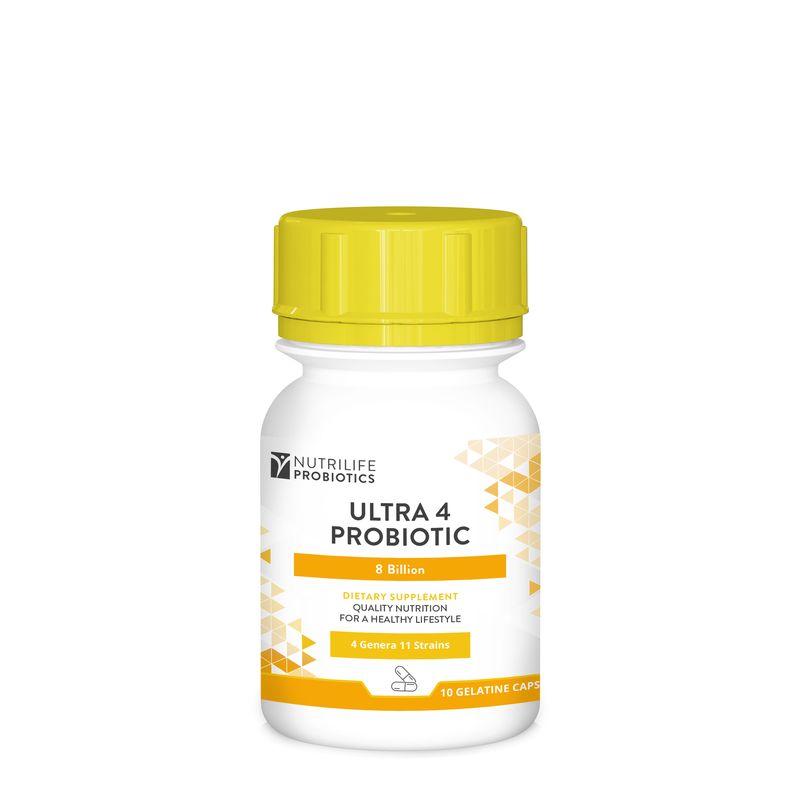 Nutrigreen - Nutrilife Probiotics - Ultra 4 Probiotic 8 billion - 10Capsules