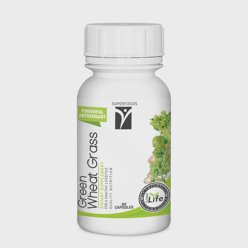 Nutrigreen - Wheat Grass - 60 Capsules