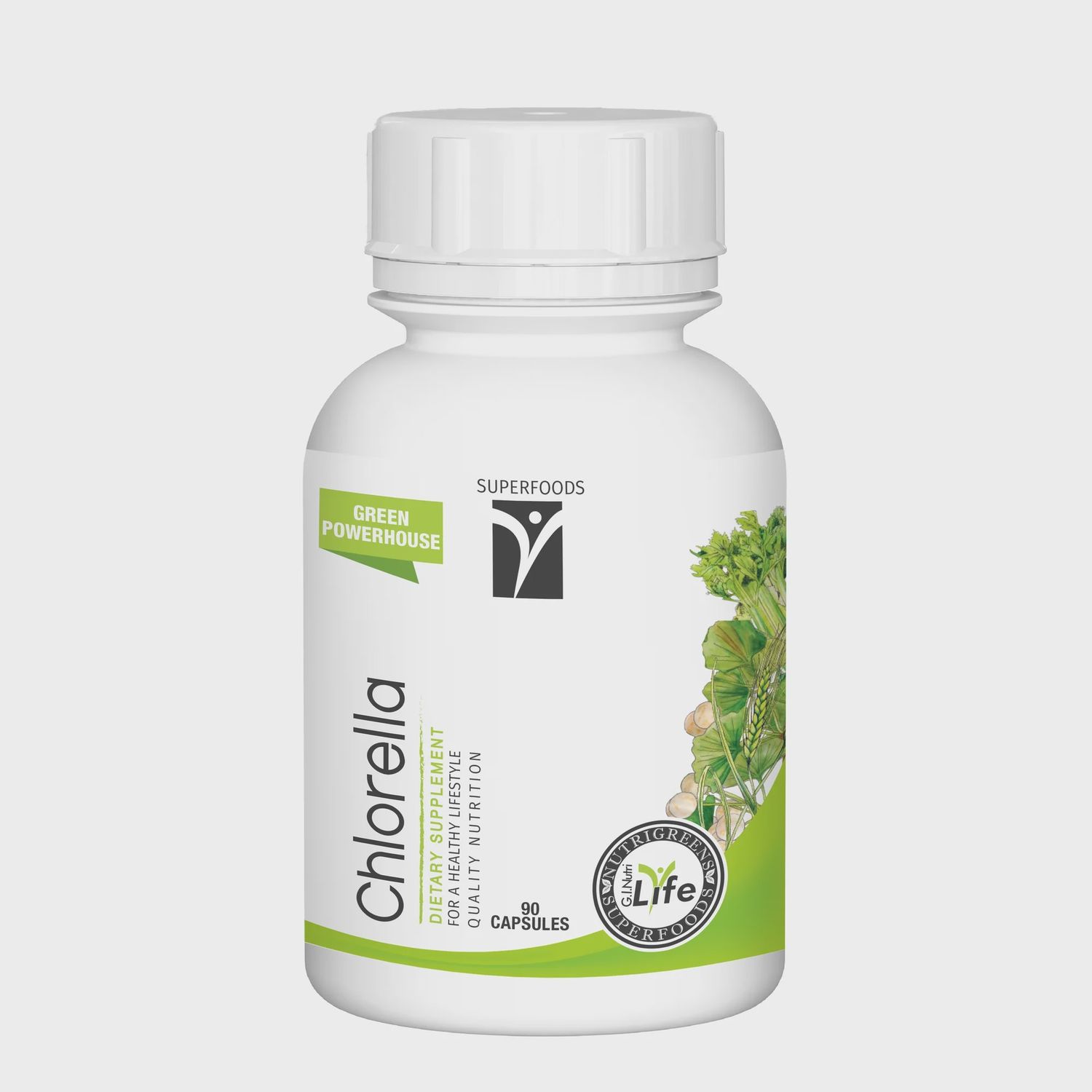 Nutrigreen - Chlorella - 90 Capsules