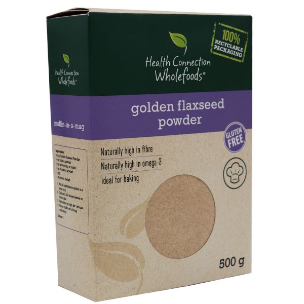 Health Connection Wholefoods - Golden Flaxseed Powder - 1kg