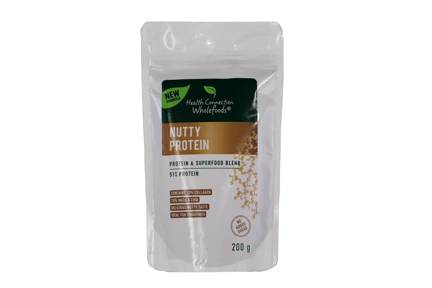 Health Connection Wholefoods - Nutty Protein, with Collagen - 200g