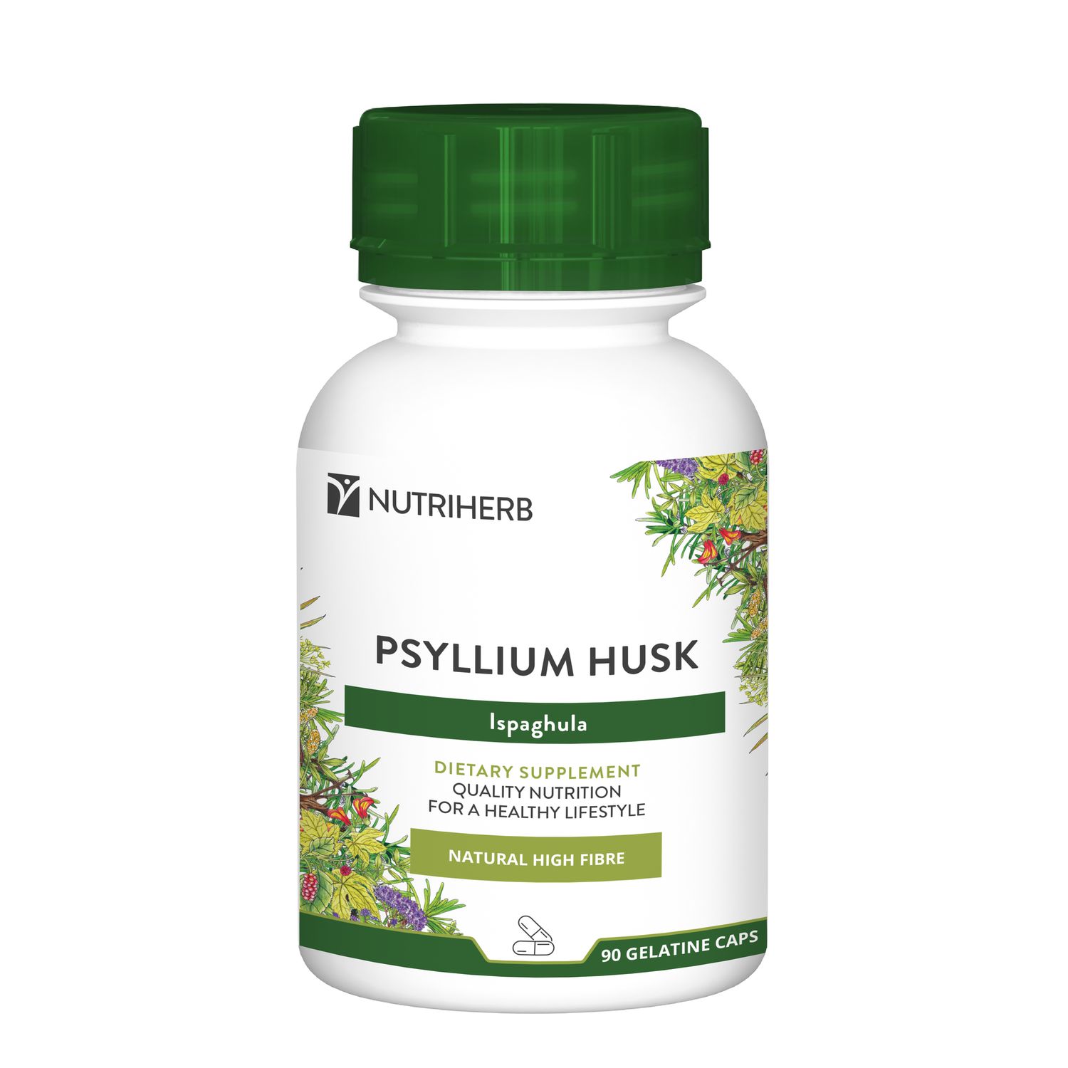 Nutrigreen - Nutriherb - Psyllium Husk - 90 Capsules