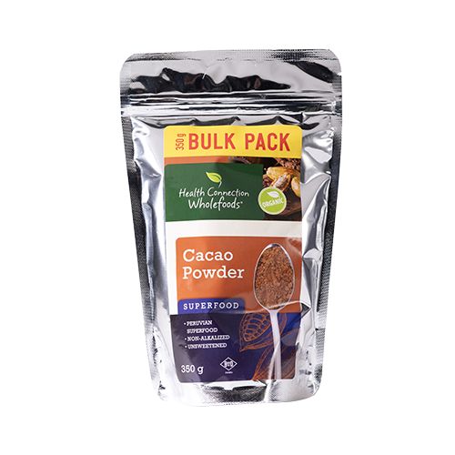 Health Connection Wholefoods - Cacao Powder, Organic, size: 350g