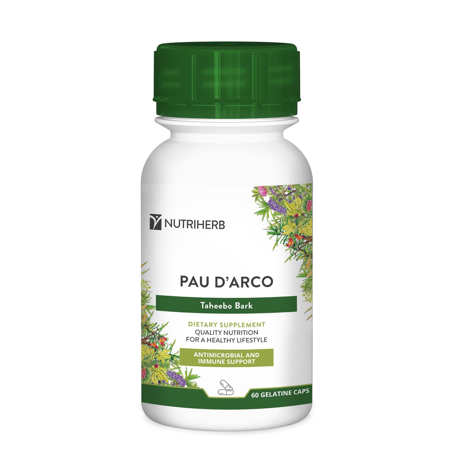 Nutrigreen - Nutriherb - Pau D' Arco Taheebo - 60 Capsules