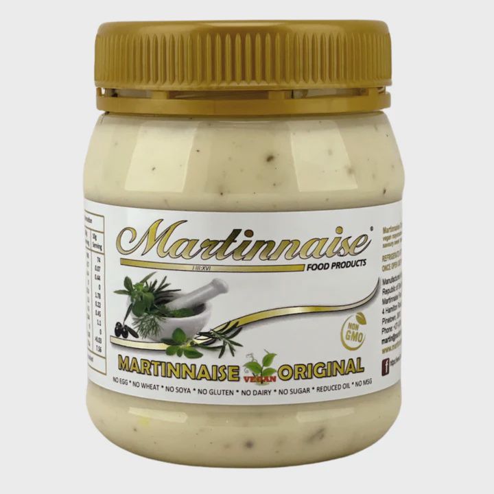Martinnaise - Vegan - Martinnaise Original Egg Free Mayonnaise - 400g