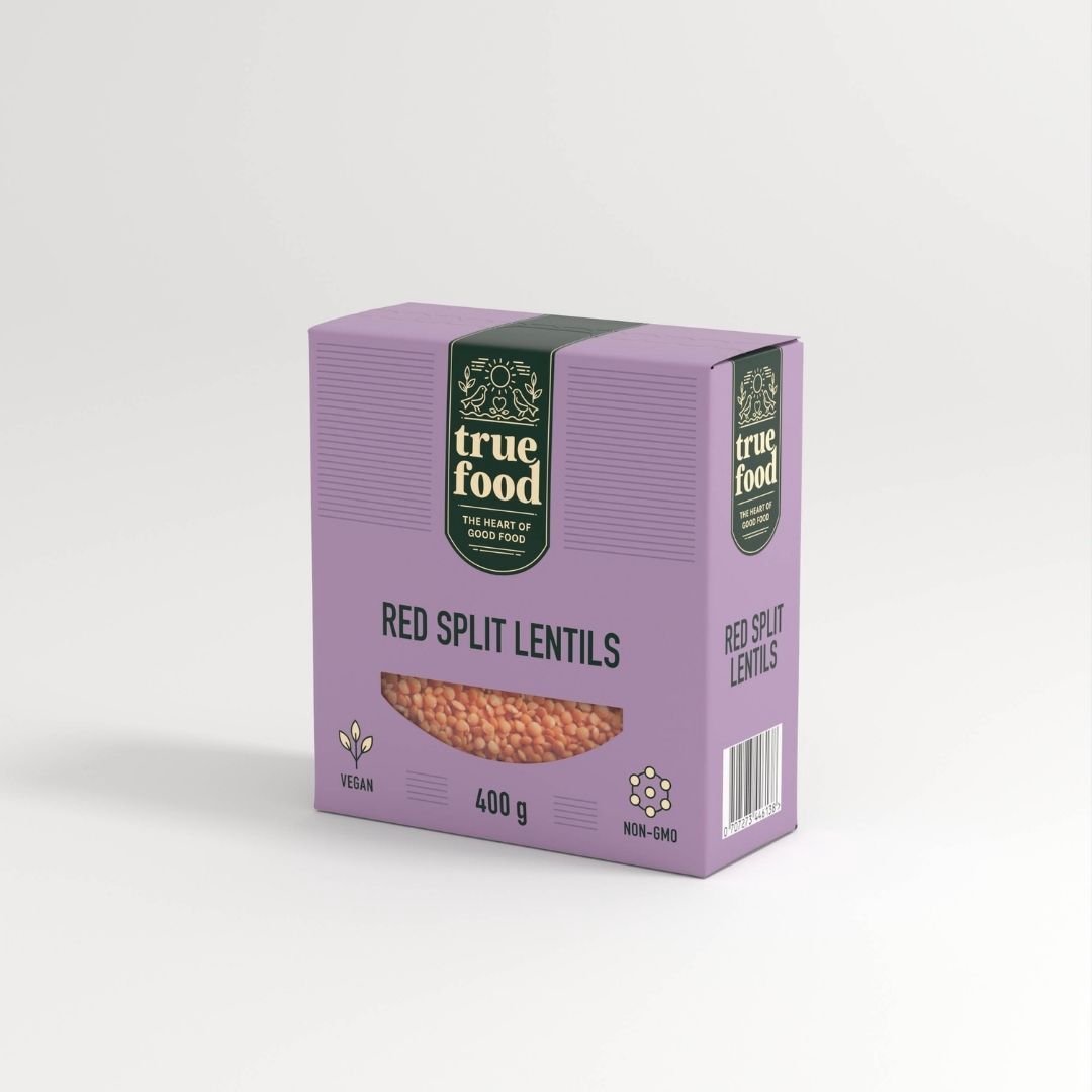 Truefood - Red Split Lentils - 500g