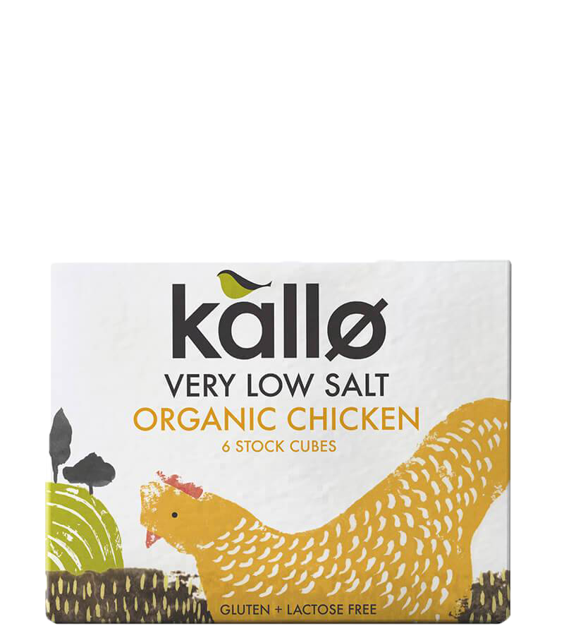 Kallo - Organic Low-Salt Chicken Stock Cubes - 66g