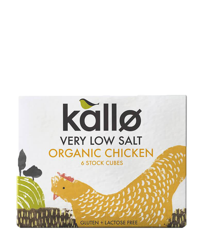 Kallo - Organic Low-Salt Chicken Stock Cubes - 66g
