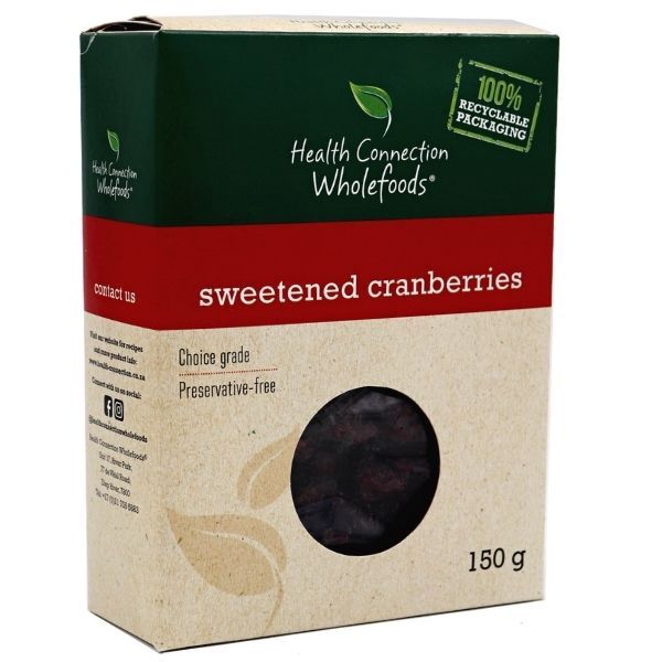 Health Connection Wholefoods - Cranberries - 150g