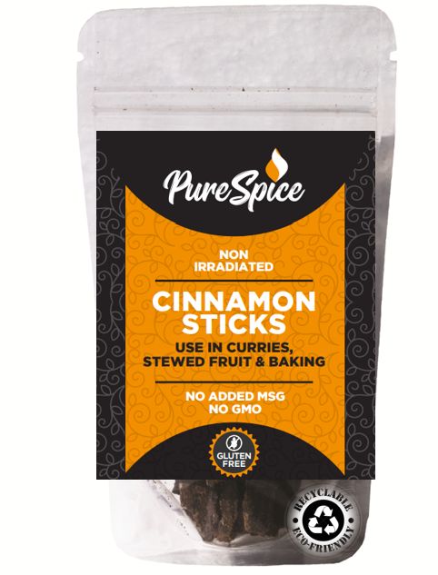 Pure Spice - Cinnamon sticks  - 50g