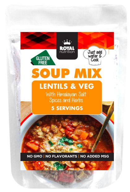 Royal Nutrition - Lentil &amp; Veg Soup - 300g