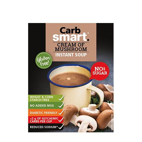 Carbsmart - Cream of Mushroom Instant Soup - 4 x 17g