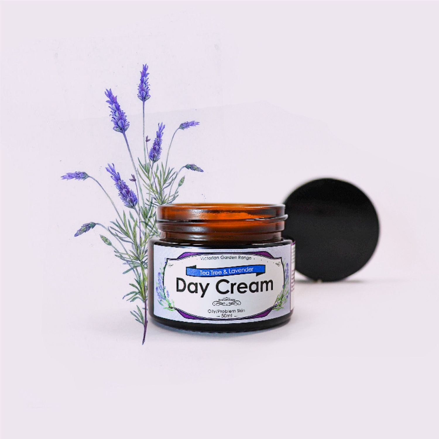 The Victorian Garden - Tea Tree &amp; Lavender Day Cream - 50ml