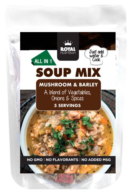 Royal Nutrition - Mushroom &amp; Barley Soup - 300g