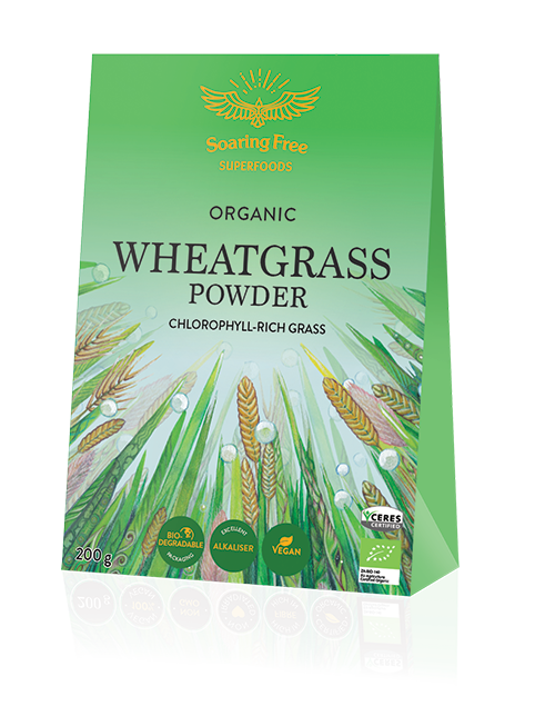 Soaring Free Superfoods - Wheatgrass Powder - 200g
