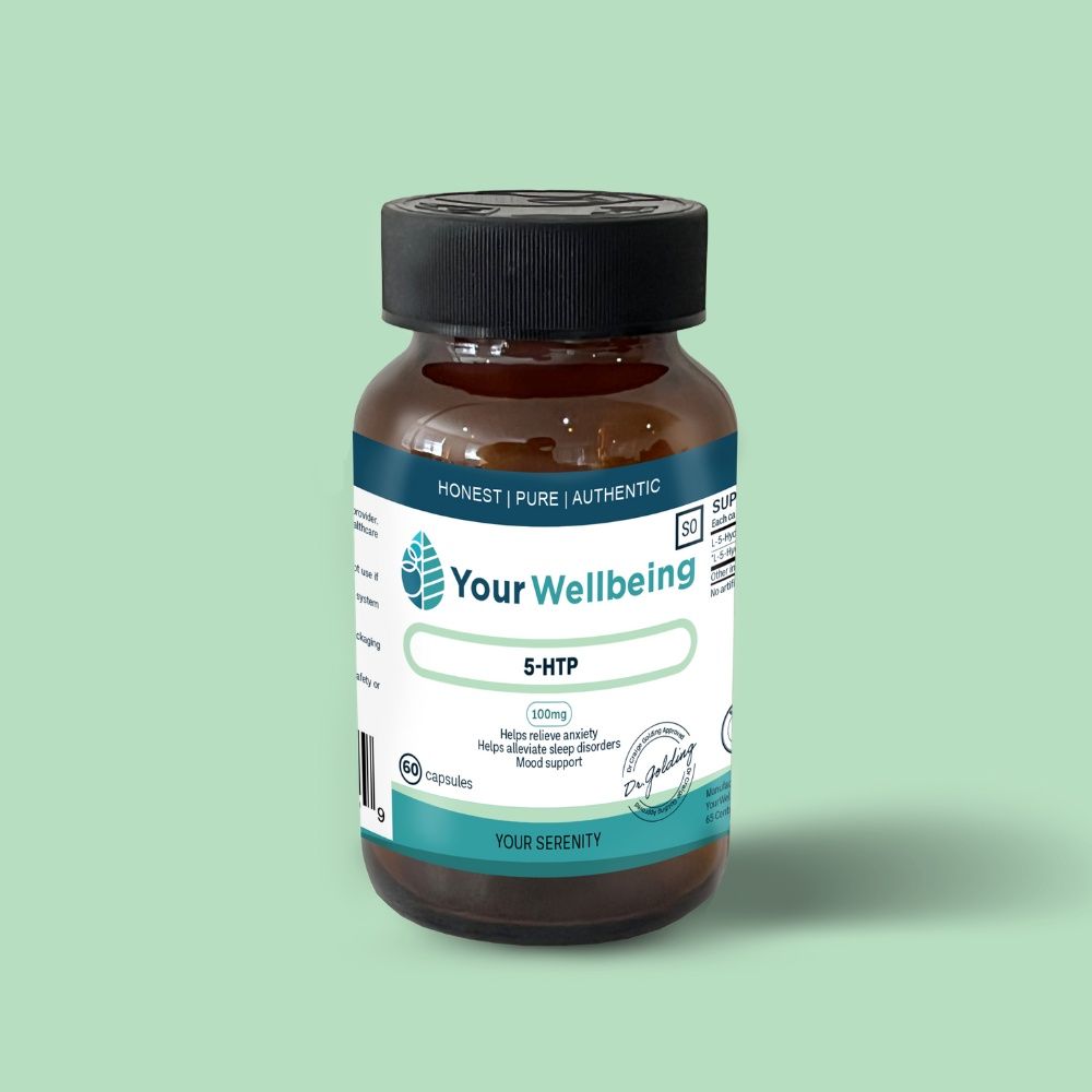 Your Wellbeing - 5-HTP (100mg) - 60 Vegicaps