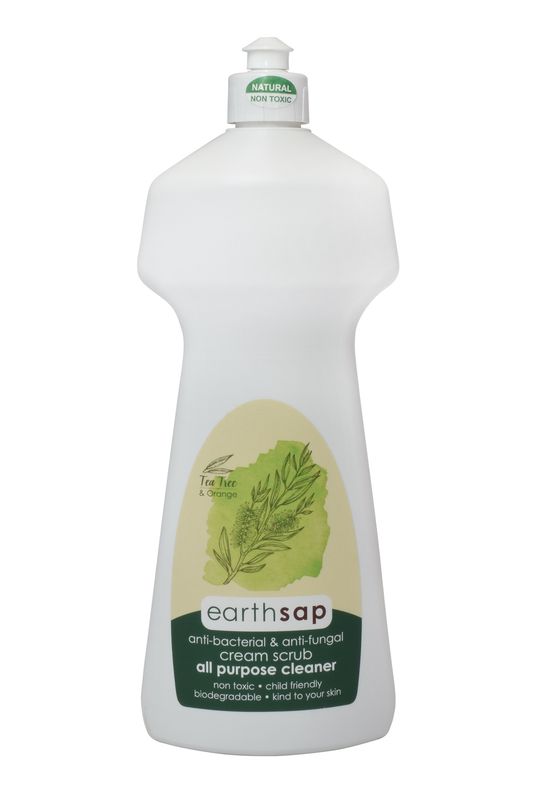 Earthsap - Cream scrub (anti bacterial) - tea tree &amp; orange - 750ml