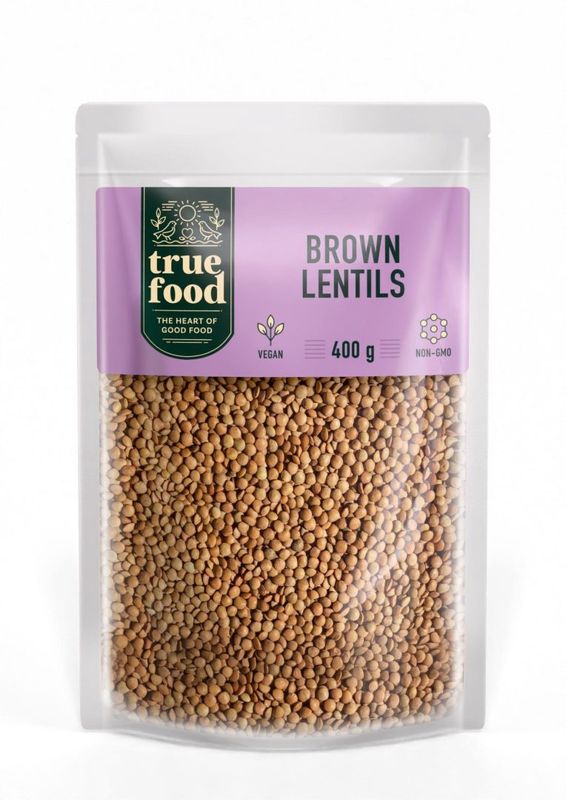 Truefood - Brown Lentils - 500g