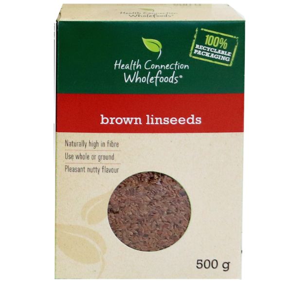 Health Connection Wholefoods - Linseeds, brown - 500g