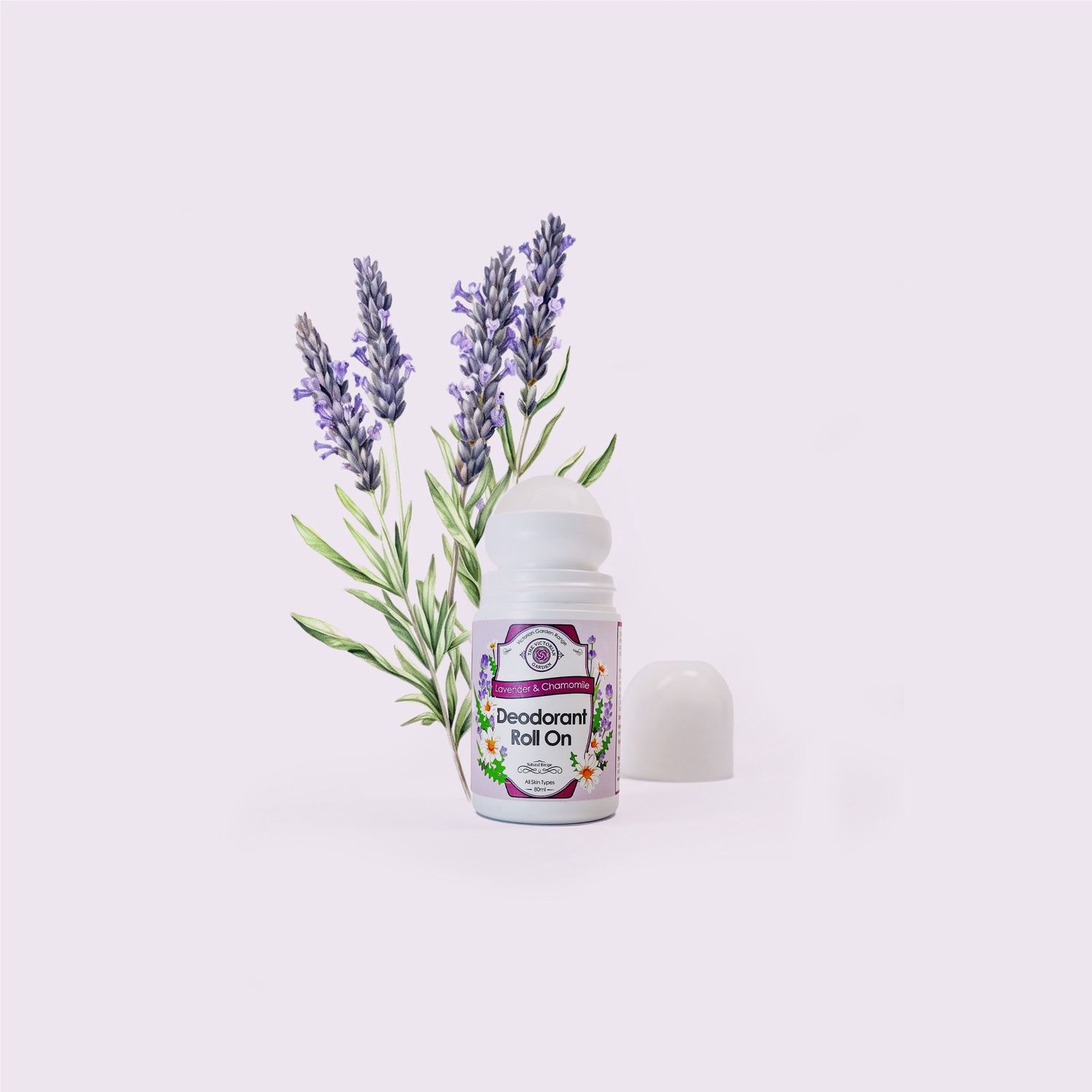 The Victorian Garden - Deodorant - Lavender &amp; Chamomile Roll On - 80ml