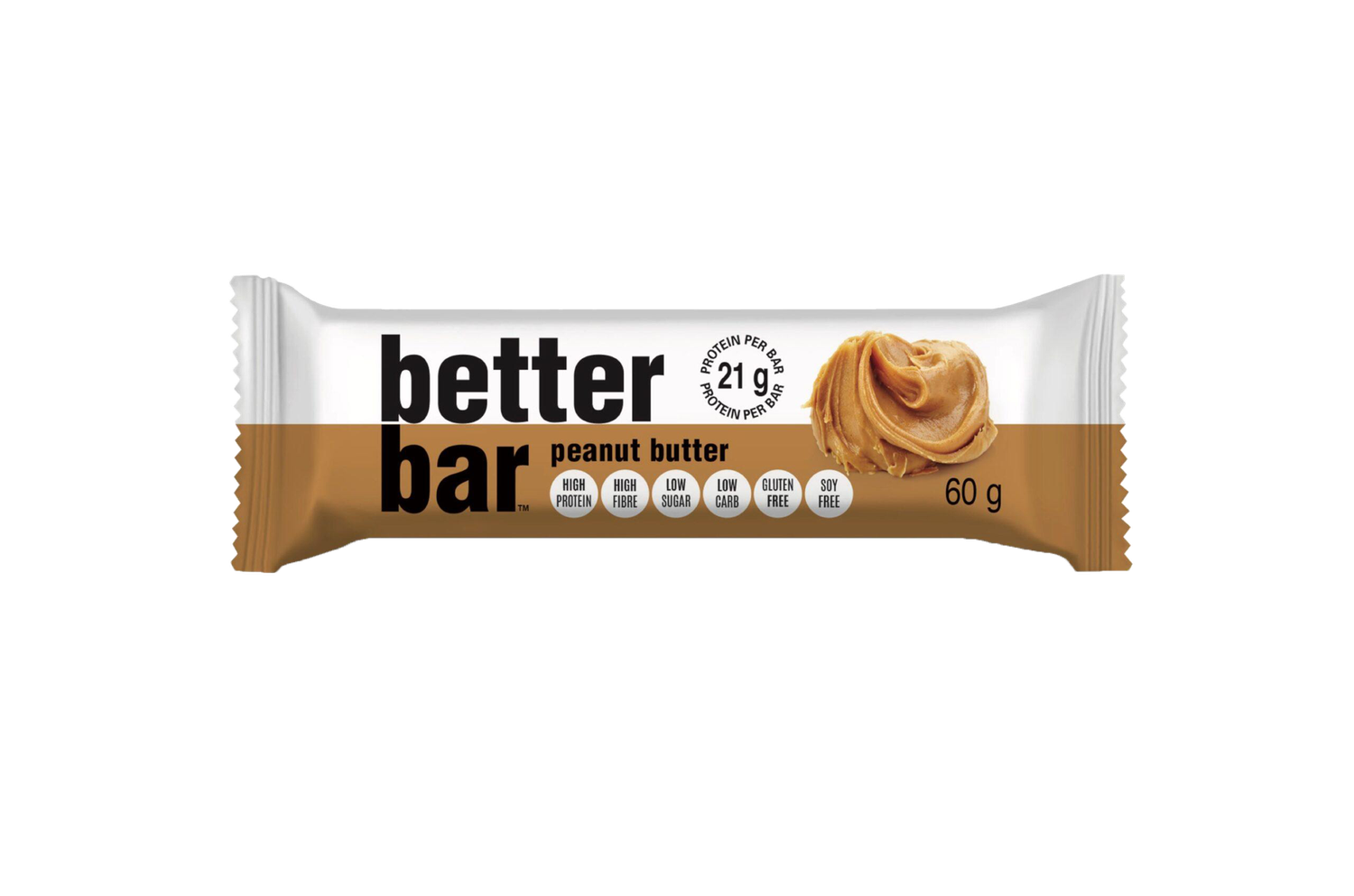 Better Bar - 60g, flavour: Peanut Butter