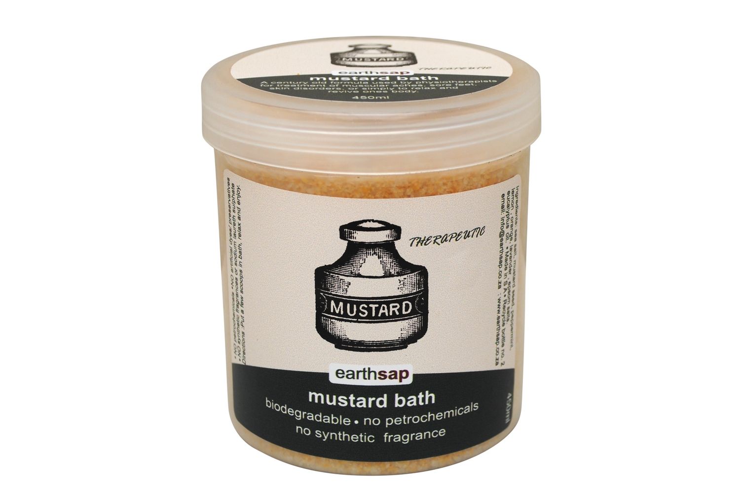 Earthsap - Bath Salts - 400ml, fragrance: Mustard Bath