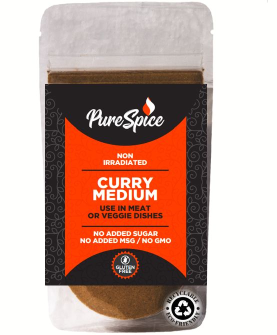 Pure Spice - Curry Medium  - 80g