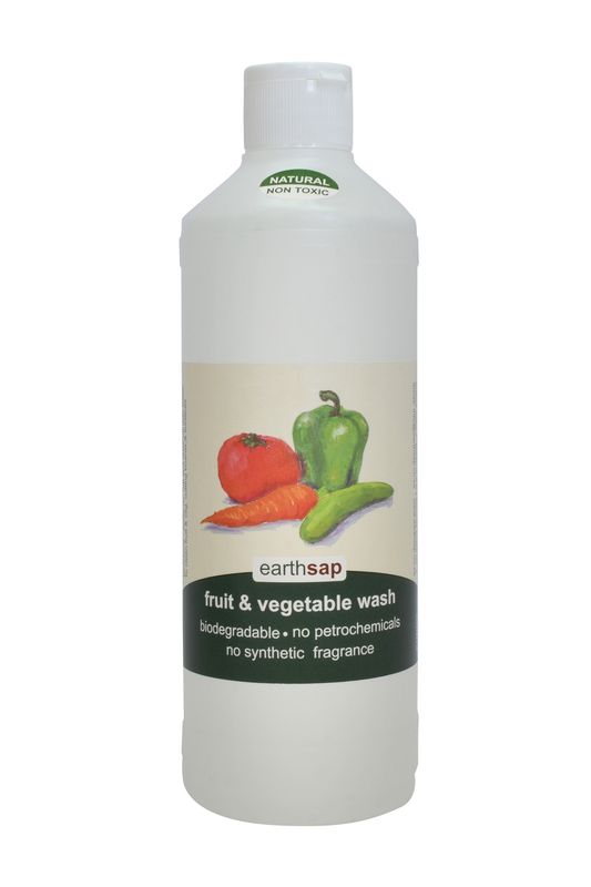 Earthsap - Fruit &amp; vegetable wash - w/squirter - 500ml