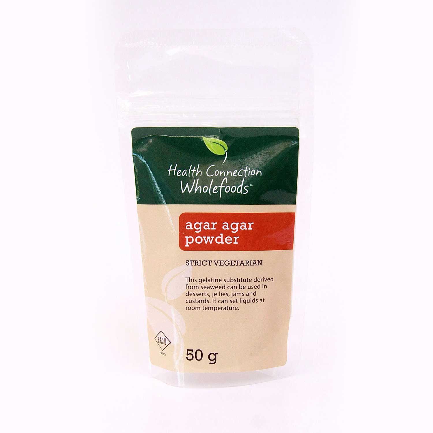 Health Connection Wholefoods - Agar Agar Powder - 50g