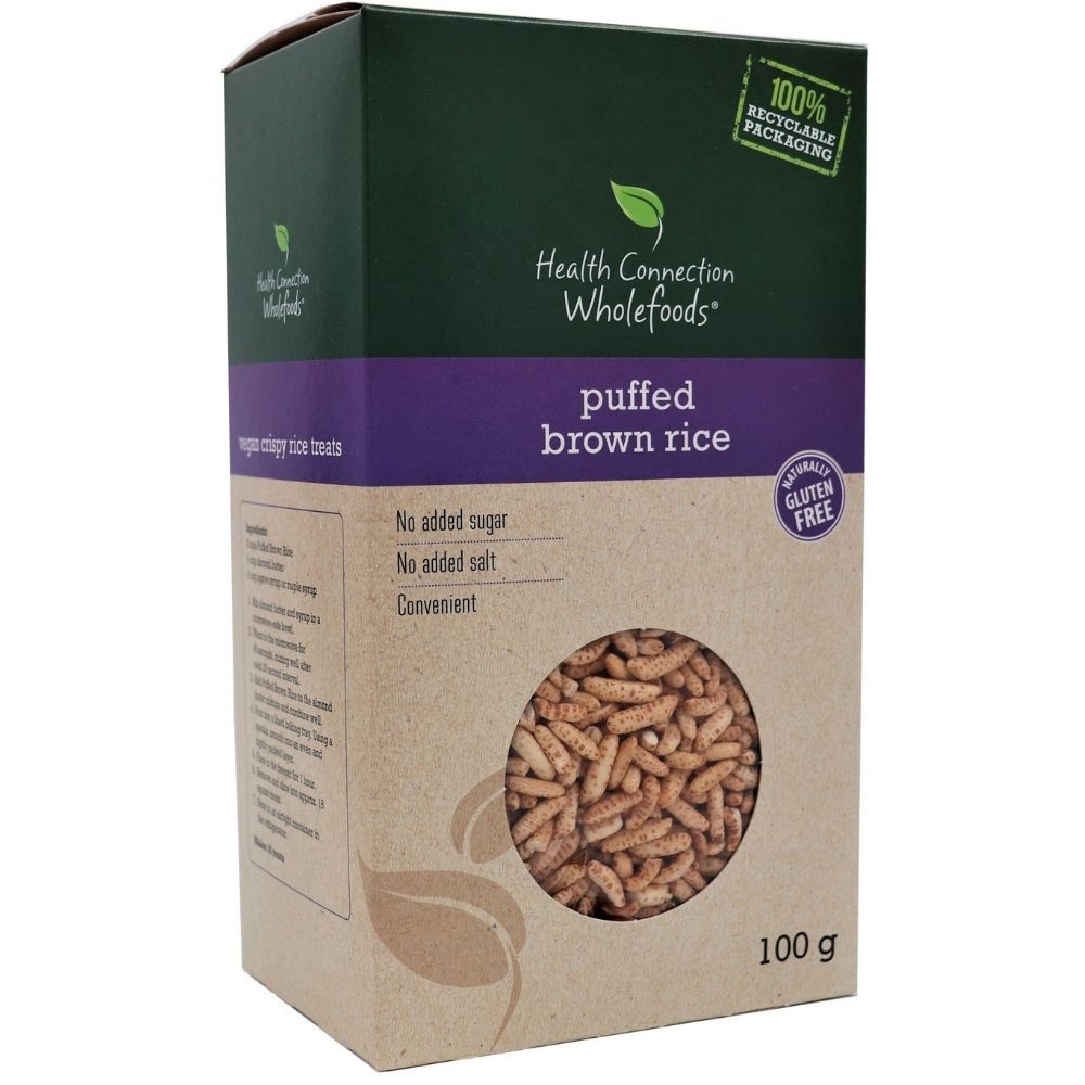Health Connection Wholefoods - Puffed Brown Rice - 100g
