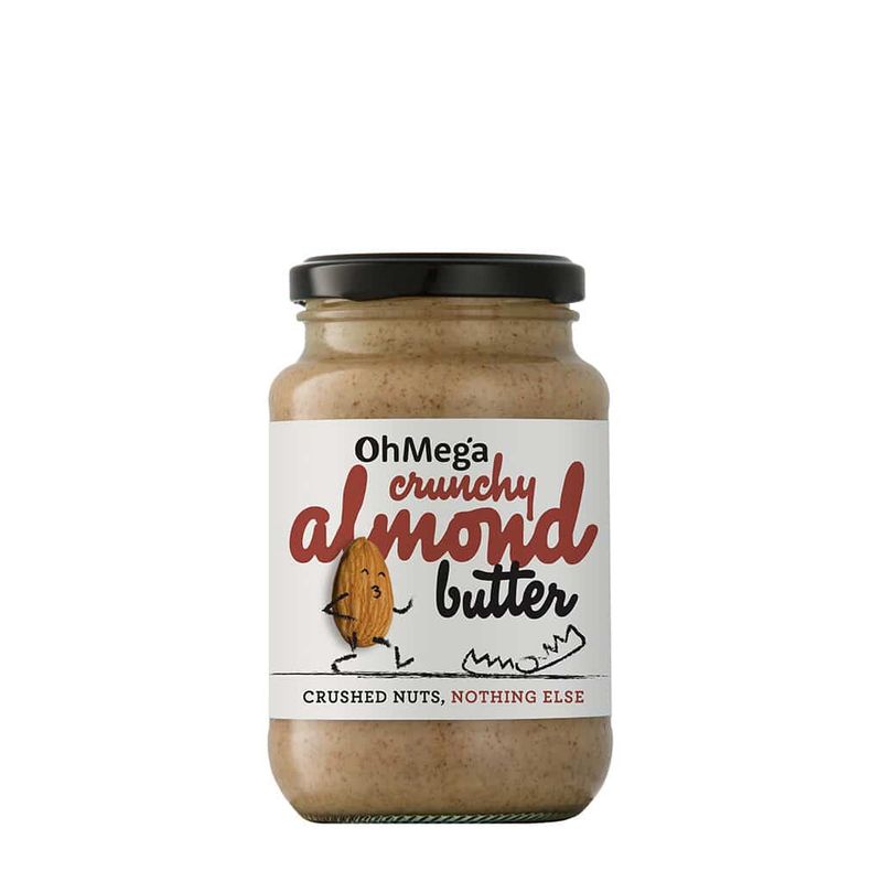 Oh Mega - Almond Nut Butter Crunchy - 400g