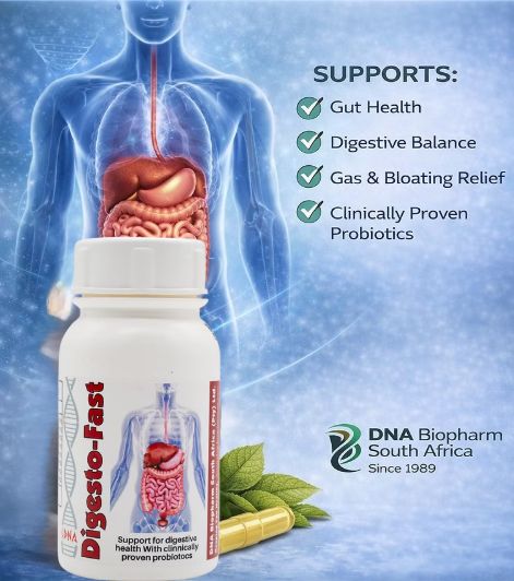 DNA Biopharm - Digestofast Capsules - 60's