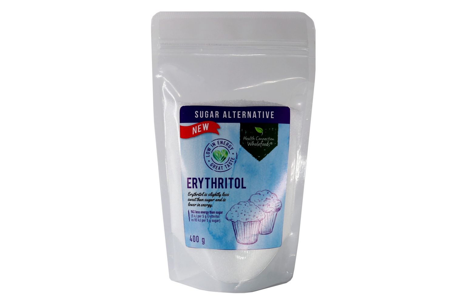 Health Connection Wholefoods - Erythritol - 400g