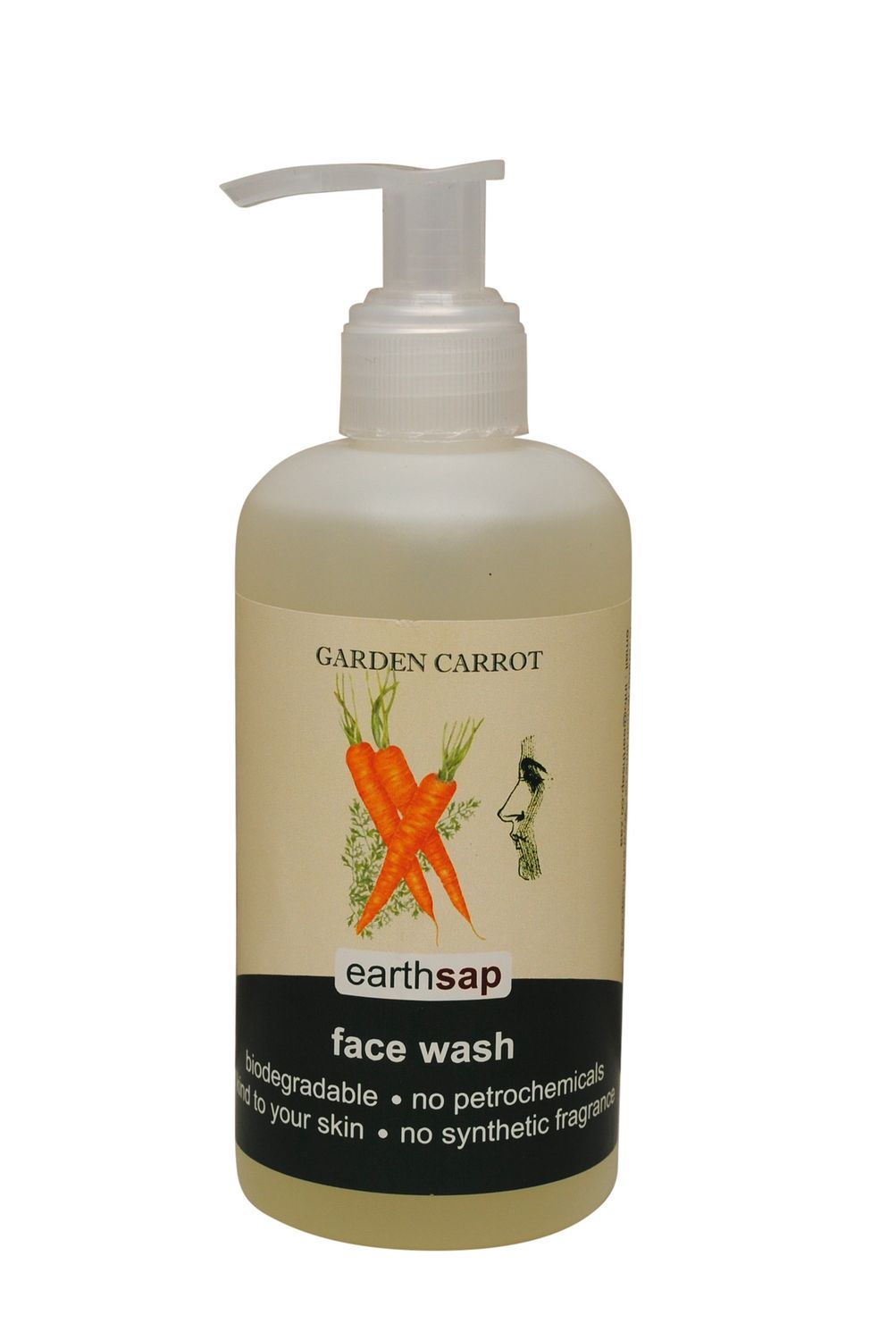 Earthsap - Face Wash - 250ml, fragrance: Garden Carrot