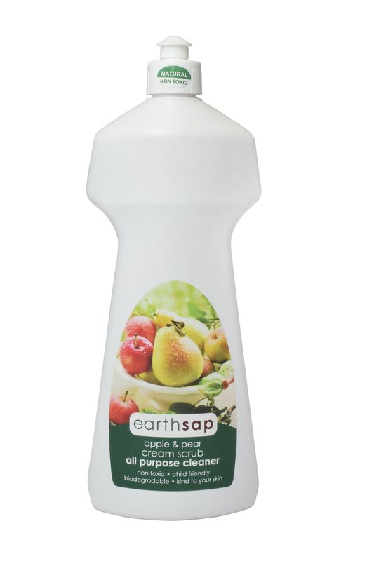 Earthsap - Cream scrub - apple and pear - 750ml