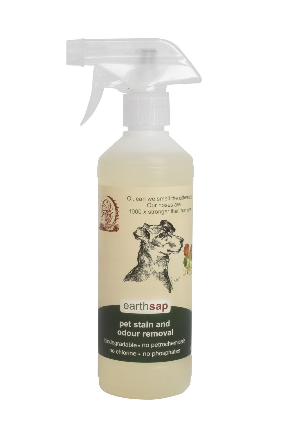 Earthsap - Pet stain &amp; odour removal w/trigger spray - 500ml