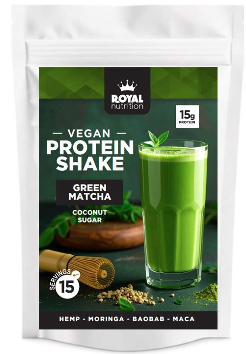 Royal Nutrition - Vegan Protein Shake - Green Matcha - 450g