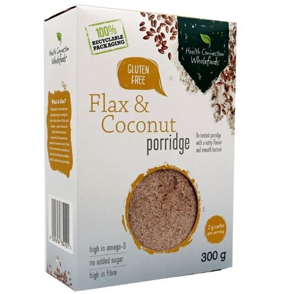 Health Connection Wholefoods - Flax &amp; Coconut Porridge - 300g